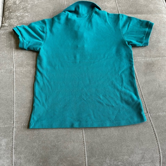 Lacoste Kids Polo Shirt in Aqua - Picture 5 of 8